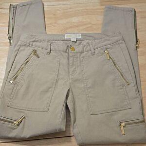 Michael Kors Cargo Skinny Leg Jeans